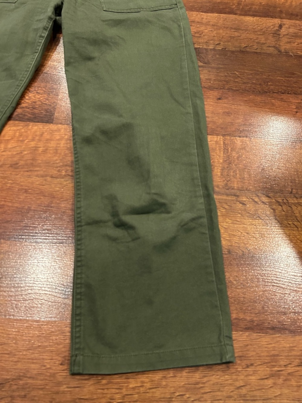 John Galt Pants Olive Kim Army Cargo Utility OS ~ Women’s 4 High Rise - Picture 2 of 10